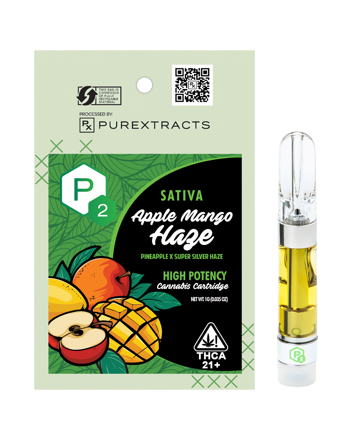Apple Mango Haze P2 THC-A liquid diamonds