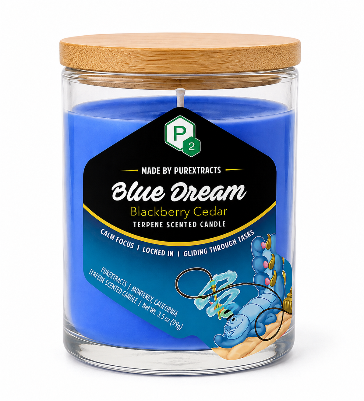 Blue Dream Blackberry Cedar - Terpene Candle