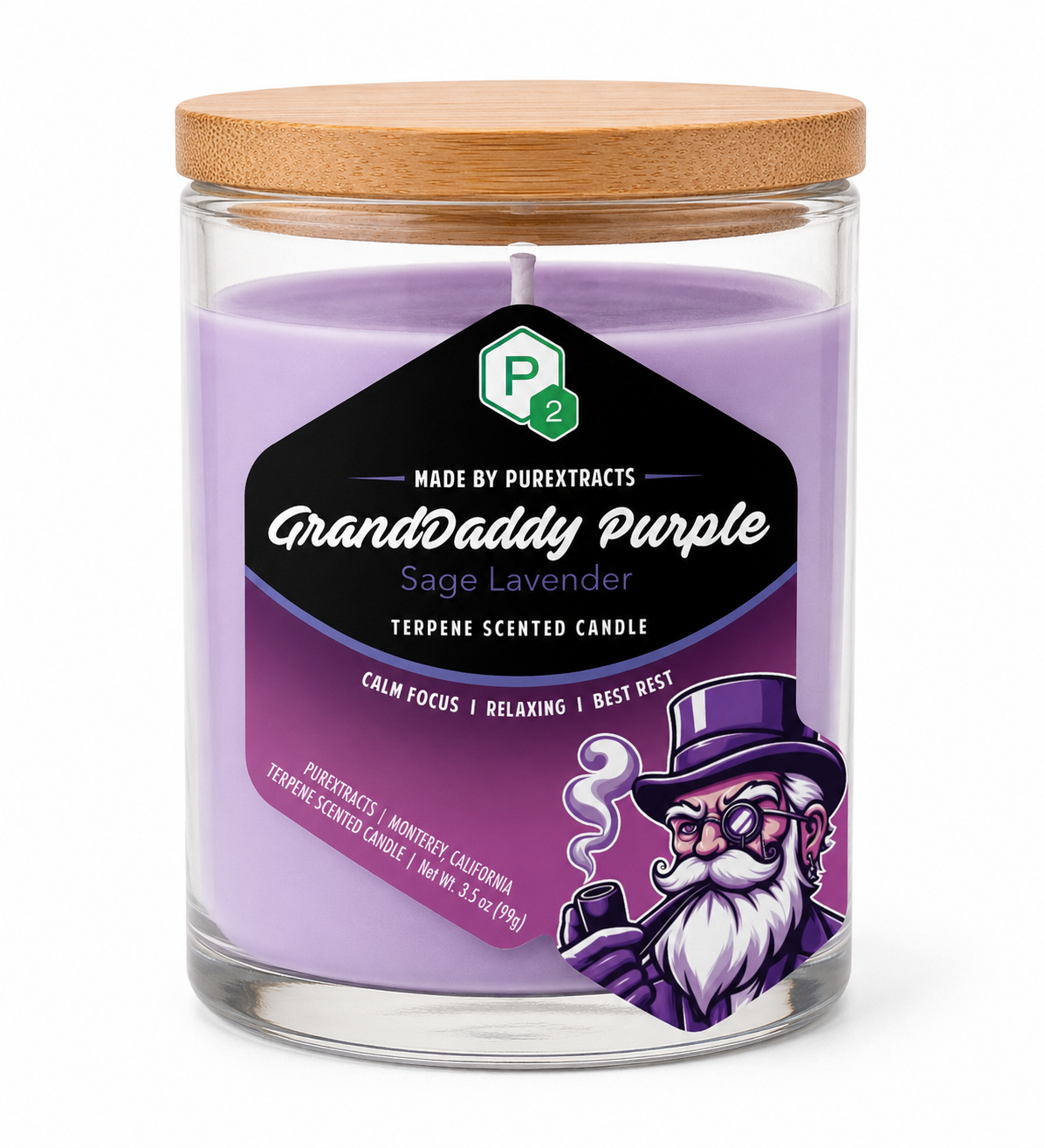Grandaddy Purple Sage Lavender - Terpene Candle