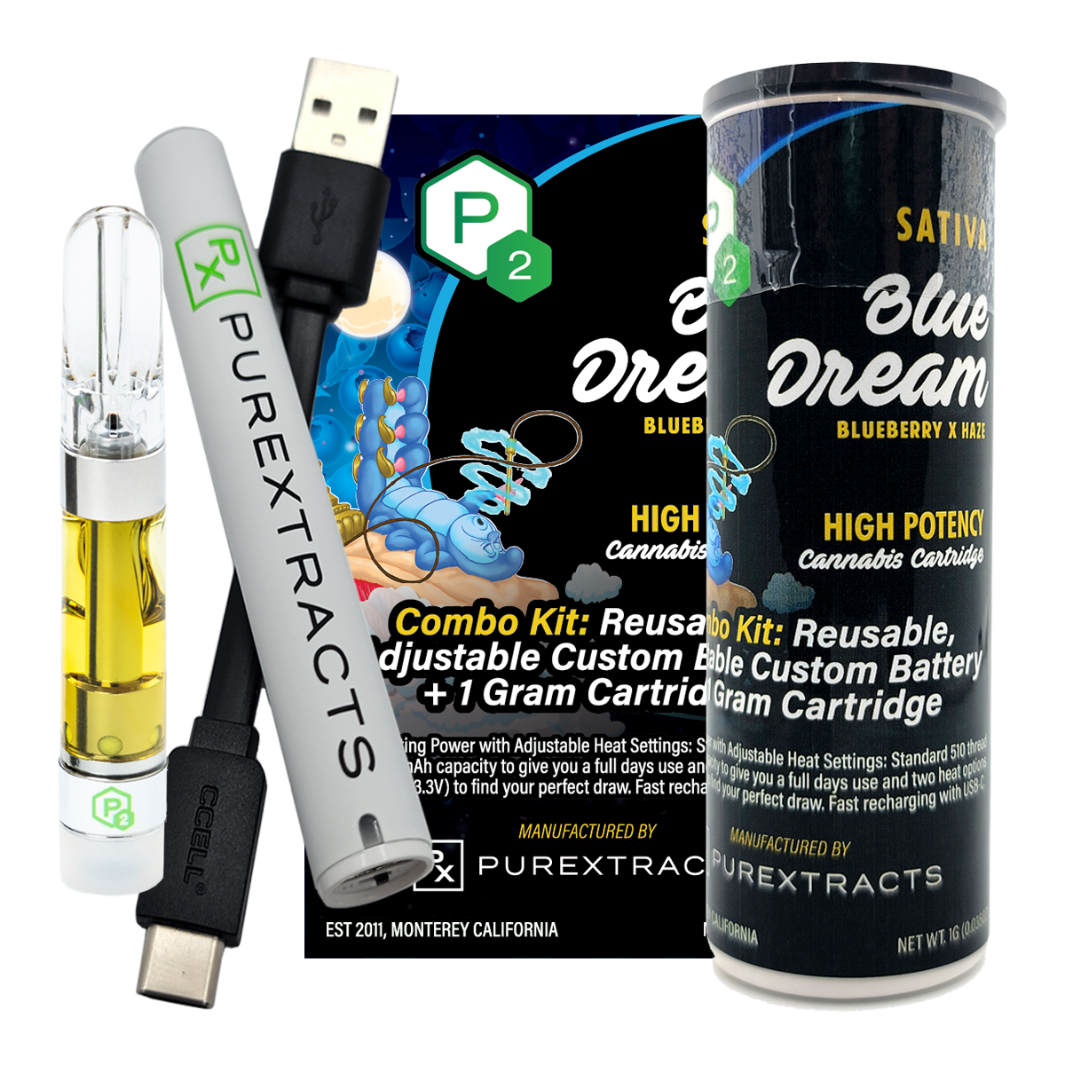 Blue Dream P2 Hemp THC-A liquid diamonds