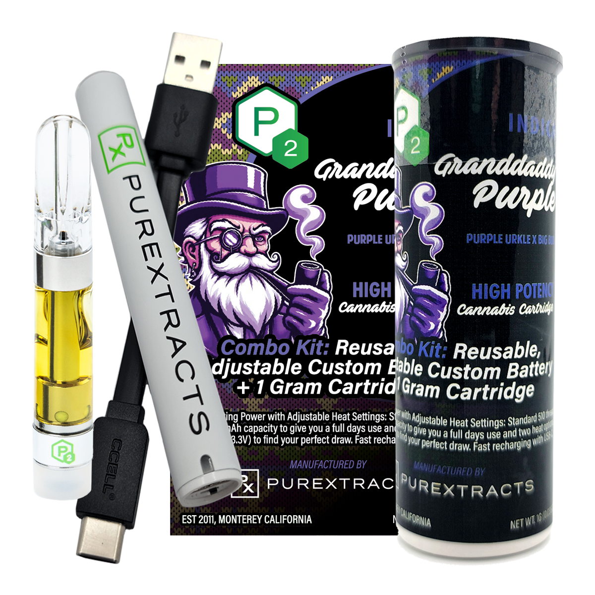 Grand Daddy Purple P2 THC-A liquid diamonds