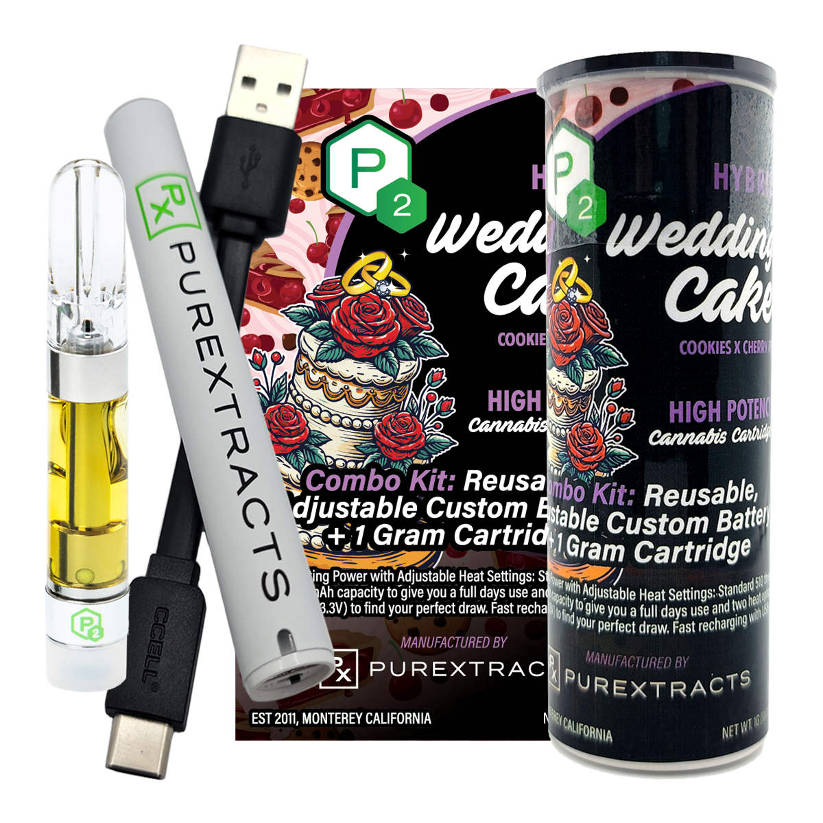 Wedding Cake P2 Hemp THC-A liquid diamonds