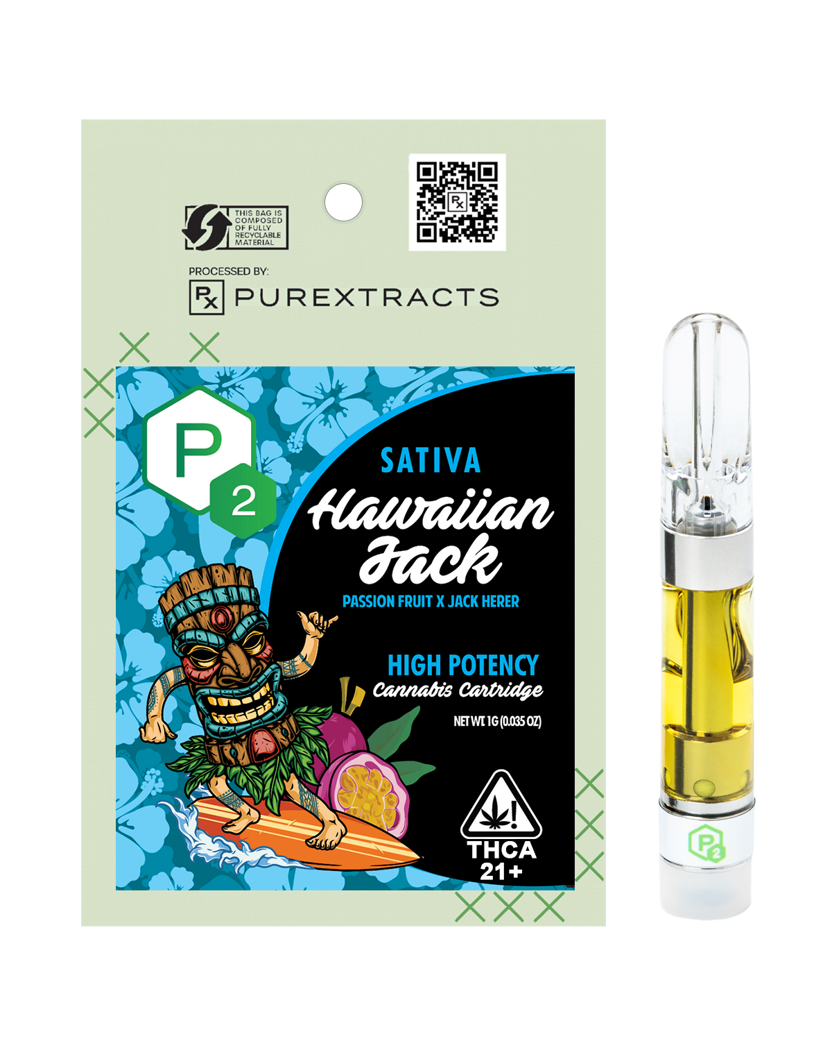 Hawaiian Jack P2 THC-A liquid diamonds