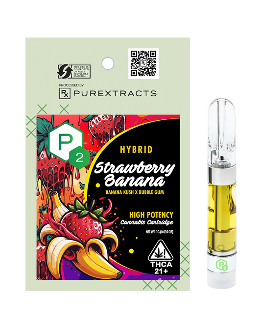 Strawberry Banana P2 Hemp THC-A liquid diamonds