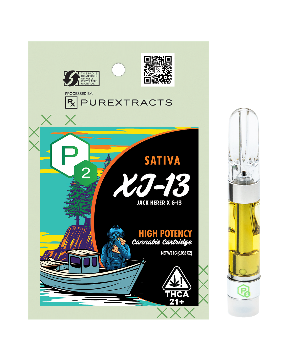 XJ-13 P2 Hemp THC-A liquid diamonds