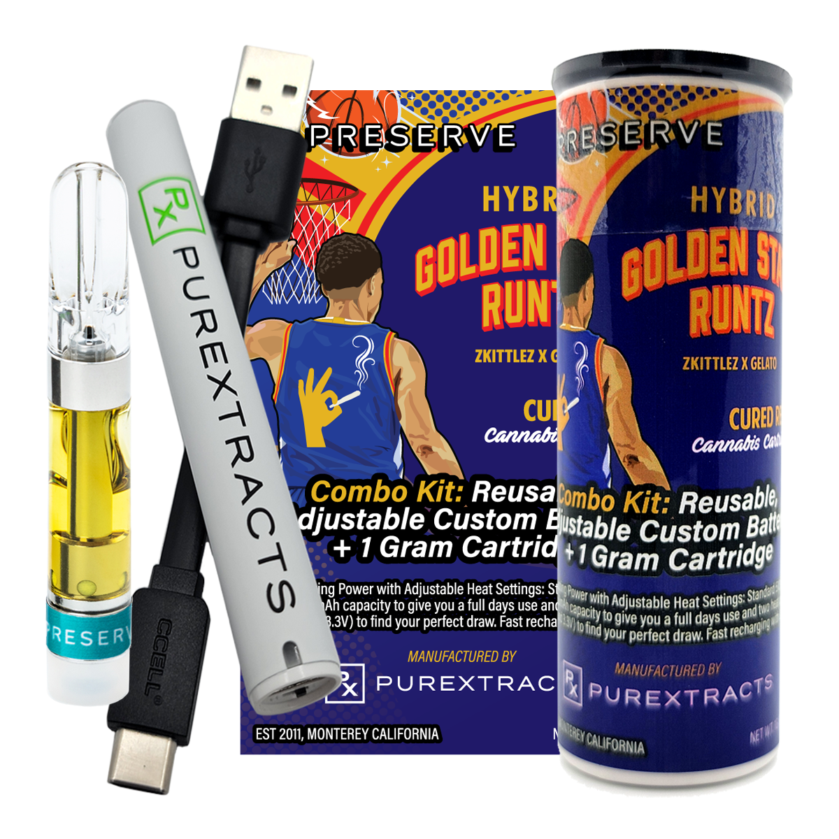 Golden State Runtz Preserve Hemp THC-A liquid diamonds